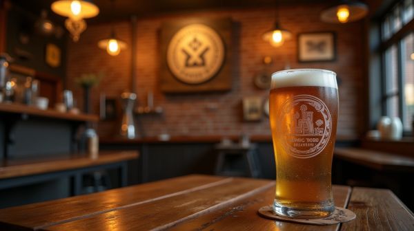 Offrez un verre à bière personnalisé gravé qui surprend
